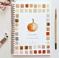 Autumn Watercolor Workbook-r3velthreads-R3vel Threads, Women's Fashion Boutique, Located in Hudsonville, Michigan