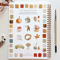 Autumn Watercolor Workbook-r3velthreads-R3vel Threads, Women's Fashion Boutique, Located in Hudsonville, Michigan