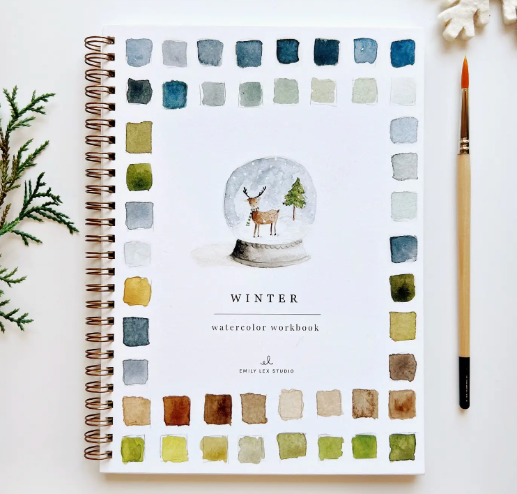 Winter Watercolor workbook-r3velthreads-R3vel Threads, Women's Fashion Boutique, Located in Hudsonville, Michigan