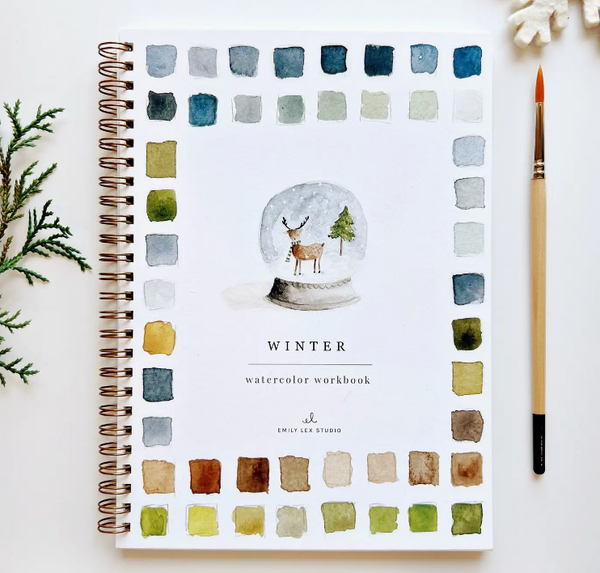 Winter Watercolor workbook-r3velthreads-R3vel Threads, Women's Fashion Boutique, Located in Hudsonville, Michigan