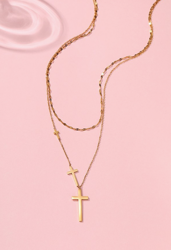 Cross Necklace-r3velthreads-R3vel Threads, Women's Fashion Boutique, Located in Hudsonville, Michigan