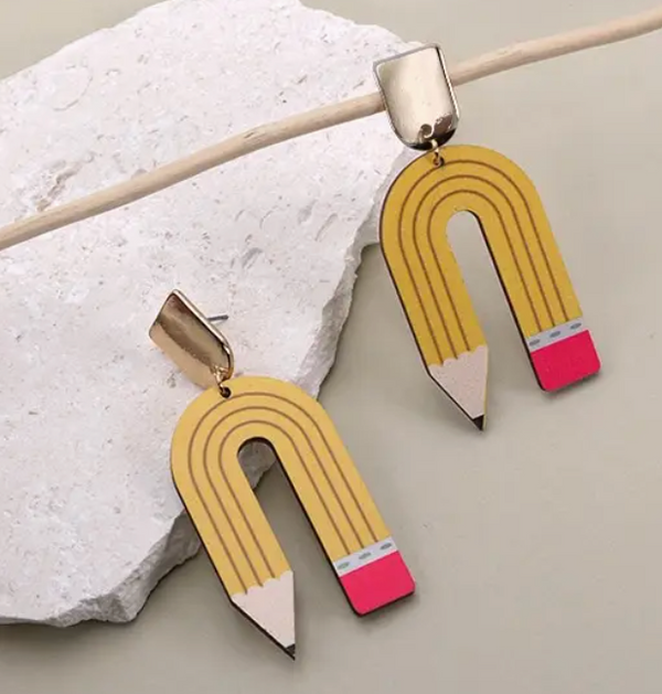 Pencil Earrings-r3velthreads-R3vel Threads, Women's Fashion Boutique, Located in Hudsonville, Michigan