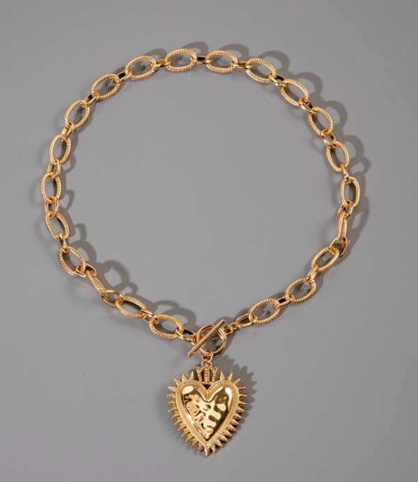 Heart Toggle Necklace-r3velthreads-R3vel Threads, Women's Fashion Boutique, Located in Hudsonville, Michigan