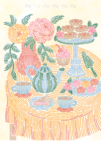 FlowArt Trace -by-Line Brunch in Bloom
