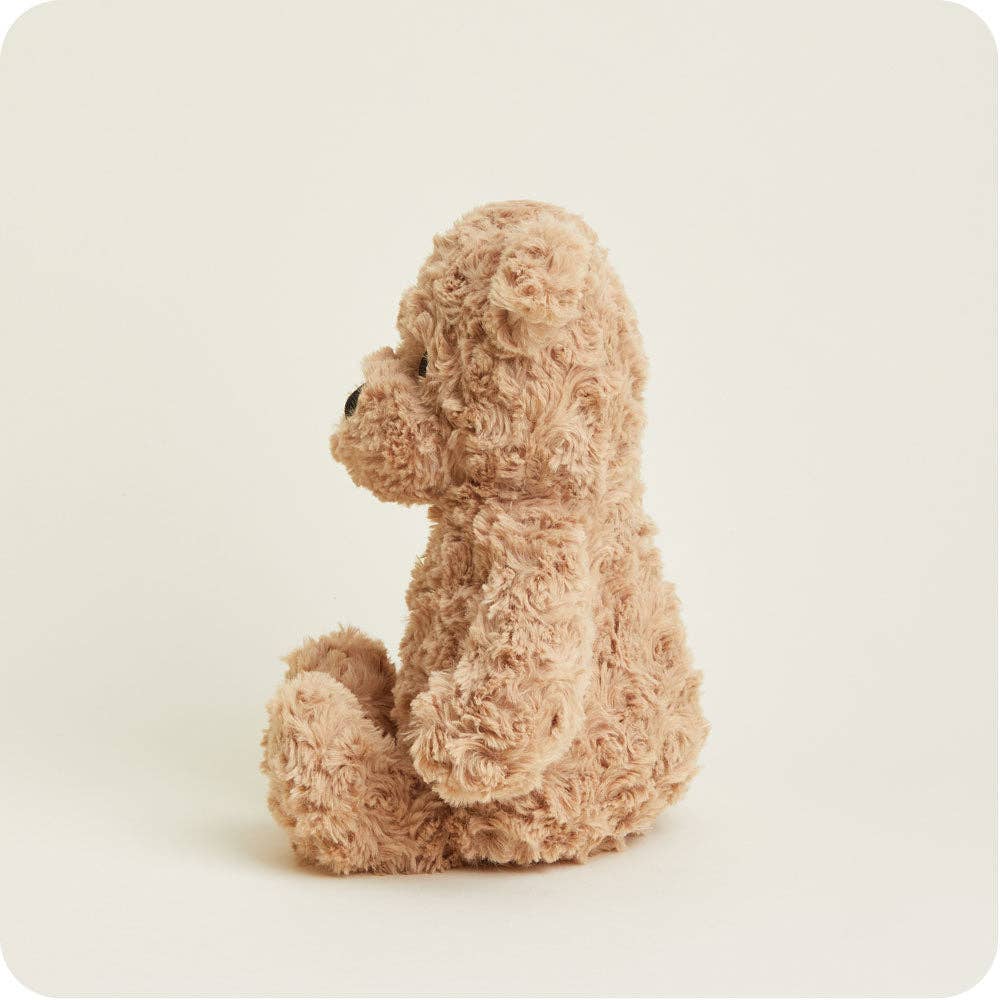 Brown Curly Bear Warmies-Warmies: America’s Favorite Microwave Plush Brand-R3vel Threads, Women's Fashion Boutique, Located in Hudsonville, Michigan