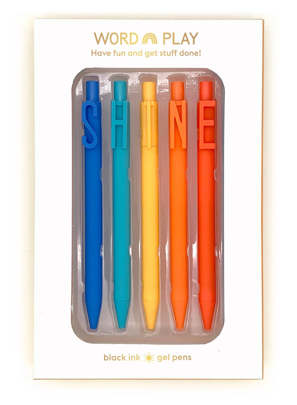 SHINE - WORD PLAY PEN SET-SNIFTY-R3vel Threads, Women's Fashion Boutique, Located in Hudsonville, Michigan