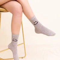 Smiley Socks-Leto Accessories-R3vel Threads, Women's Fashion Boutique, Located in Hudsonville, Michigan