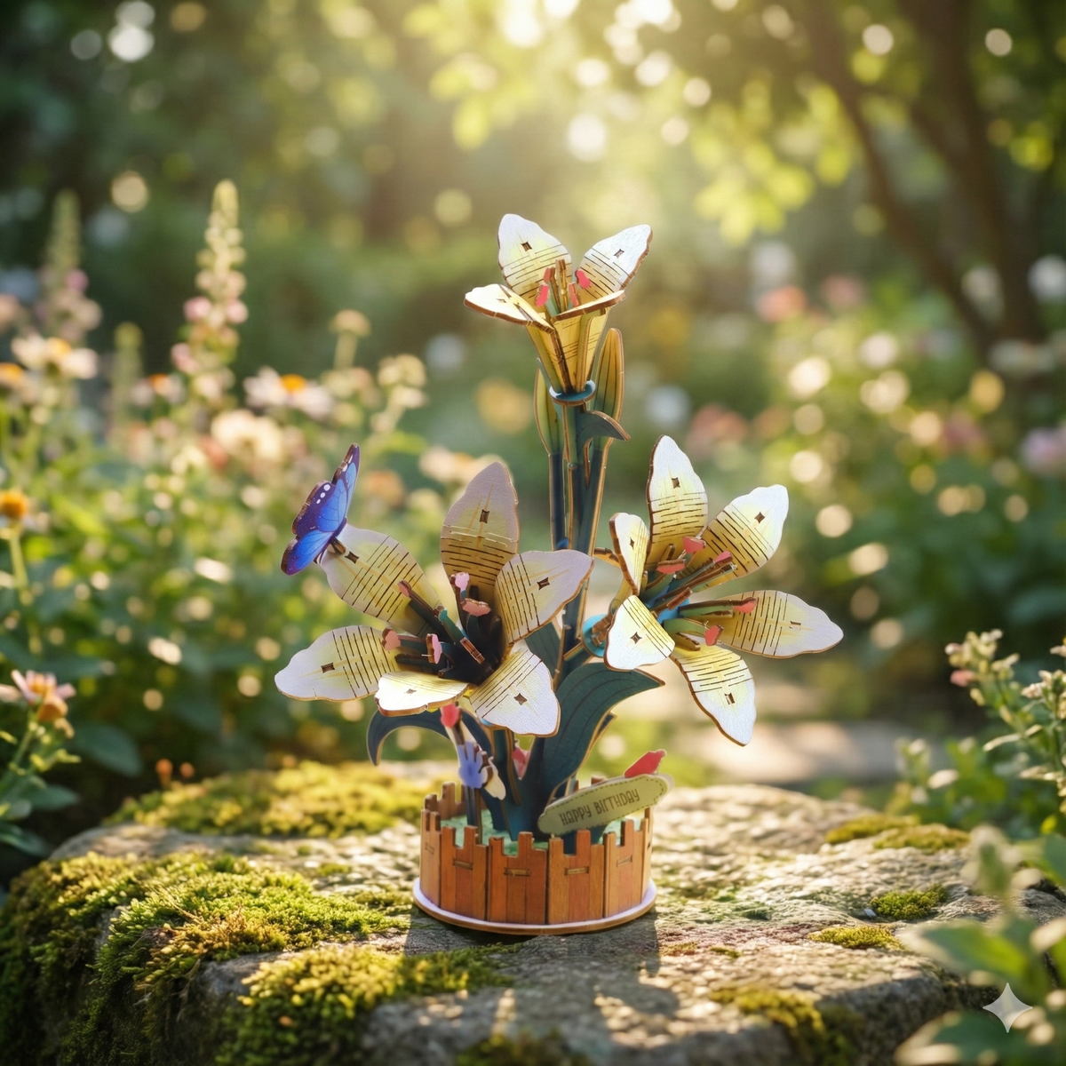 DIY Wooden Puzzle Kit - Lily Bloom Set-Hands Craft-R3vel Threads, Women's Fashion Boutique, Located in Hudsonville, Michigan