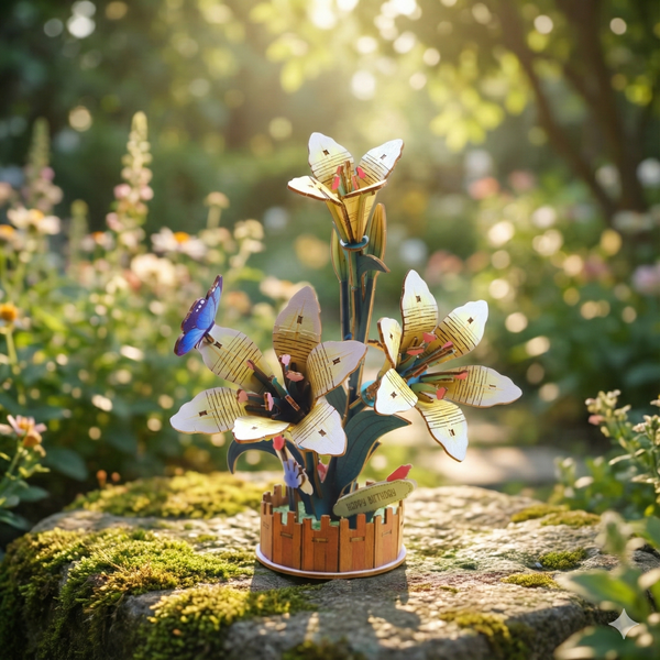 DIY Wooden Puzzle Kit - Lily Bloom Set-Hands Craft-R3vel Threads, Women's Fashion Boutique, Located in Hudsonville, Michigan