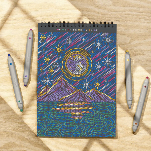 Flowart-Into the Galaxy-Metallic Ink