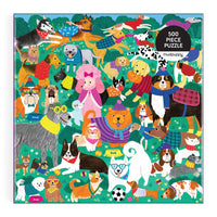 Doggone Days 500 Piece Family Puzzle-Chronicle Books-R3vel Threads, Women's Fashion Boutique, Located in Hudsonville, Michigan