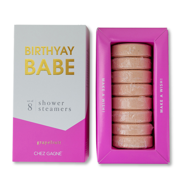 Birthyay Babe - Birthday Shower Steamers - Grapefruit - Set of 8 Tabs-Chez Gagné-R3vel Threads, Women's Fashion Boutique, Located in Hudsonville, Michigan