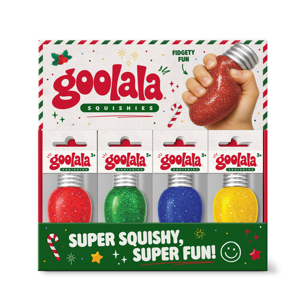 Goolala Christmas Squishies Jingle Bulb-DM Merchandising-R3vel Threads, Women's Fashion Boutique, Located in Hudsonville, Michigan