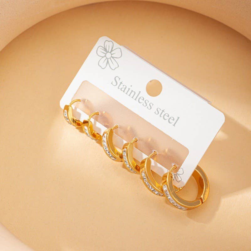 Sparkle hoop trio-JOSSLYN by wall to wall-R3vel Threads, Women's Fashion Boutique, Located in Hudsonville, Michigan