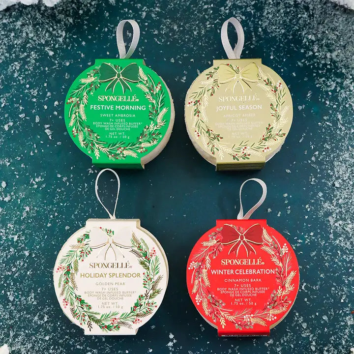 Christmas Wreath Spongelle