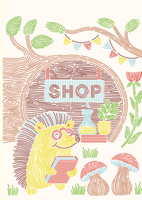 FlowArt - Trace by Line - Woodland Whimsy