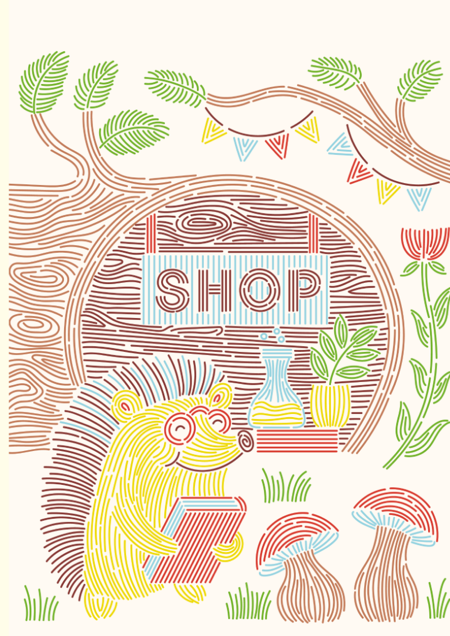 FlowArt - Trace by Line - Woodland Whimsy