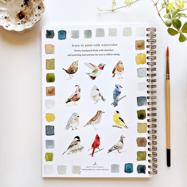 Birds watercolor workbook-emily lex studio-R3vel Threads, Women's Fashion Boutique, Located in Hudsonville, Michigan