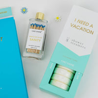 I Need a Vacation Shower Shower Steamers - Coconut Lime - Set of 8 Tabs-Chez Gagné-R3vel Threads, Women's Fashion Boutique, Located in Hudsonville, Michigan