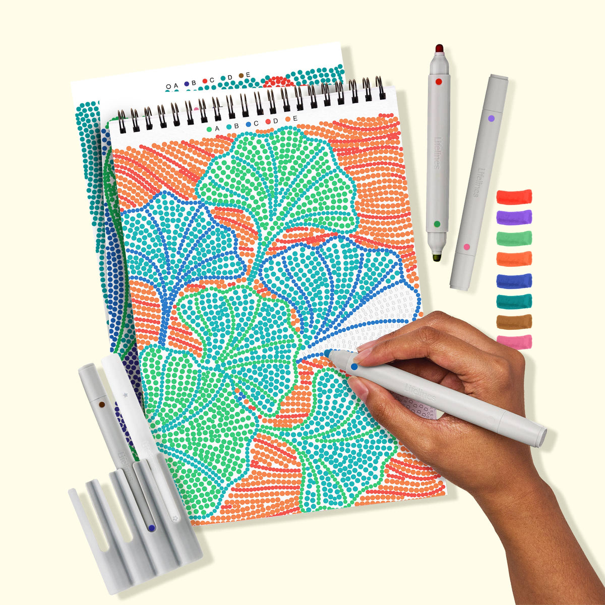 FlowArt -Dot by Letter- Botanicals-Lifelines-R3vel Threads, Women's Fashion Boutique, Located in Hudsonville, Michigan