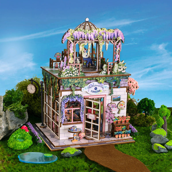 DIY Miniature House Kit: Flower Shop-Hands Craft-R3vel Threads, Women's Fashion Boutique, Located in Hudsonville, Michigan