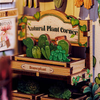 DIY Book Nook Kit: Green Life Bookshop-Hands Craft-R3vel Threads, Women's Fashion Boutique, Located in Hudsonville, Michigan