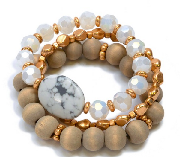 Marble Gold Stack-r3velthreads-R3vel Threads, Women's Fashion Boutique, Located in Hudsonville, Michigan